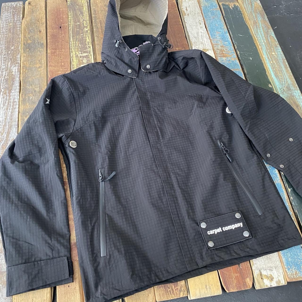 Carpet Company Rain Jacket Reversible Hood