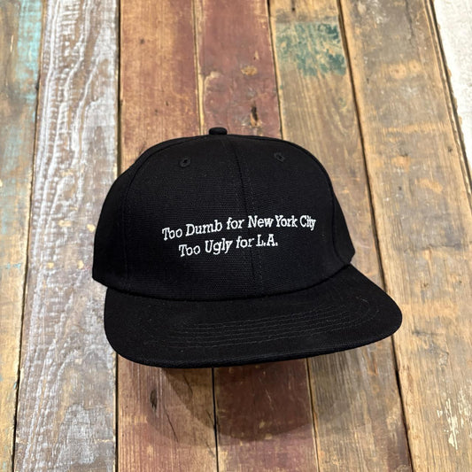 Chocolate TOO DUMB 6 PANEL HAT