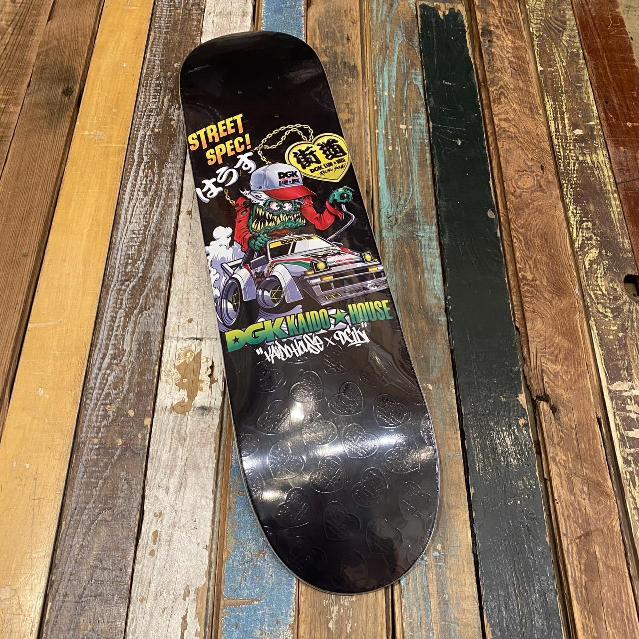 DGK x KAIDO HOUSE Wide Open (Embossed) Deck  Black - 8.06"