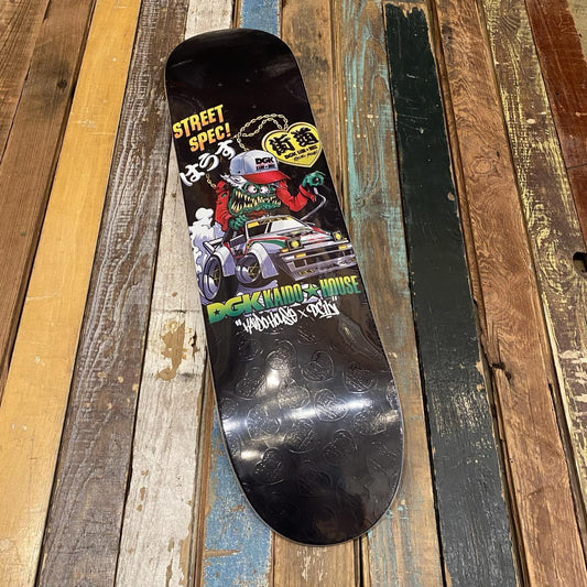 DGK x KAIDO HOUSE Wide Open (Embossed) Deck  Black - 8.06"