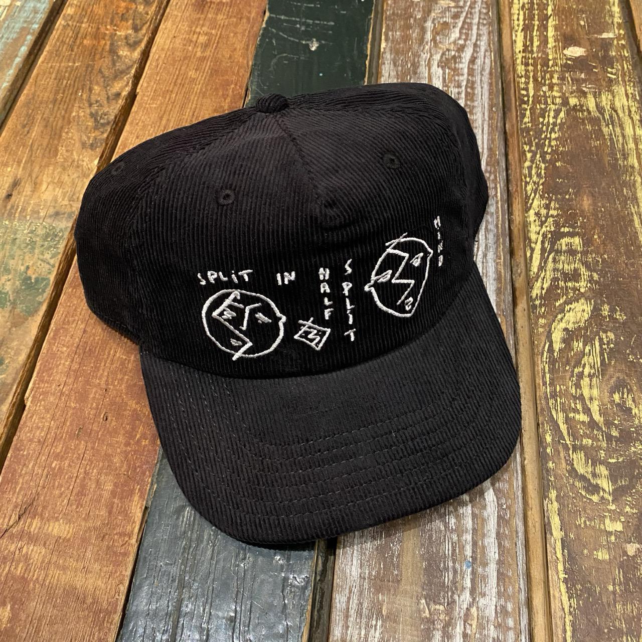 Polar James Cap | Split in Half  (Black)