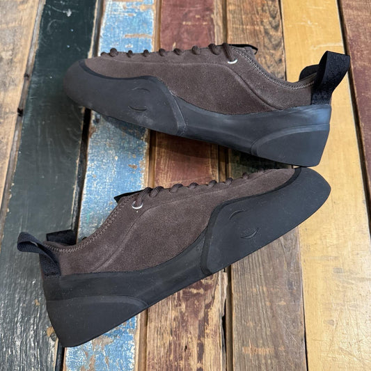 Village PM 1 PM - Chocolate - Leather Suede (Chocolate / Natural Black)