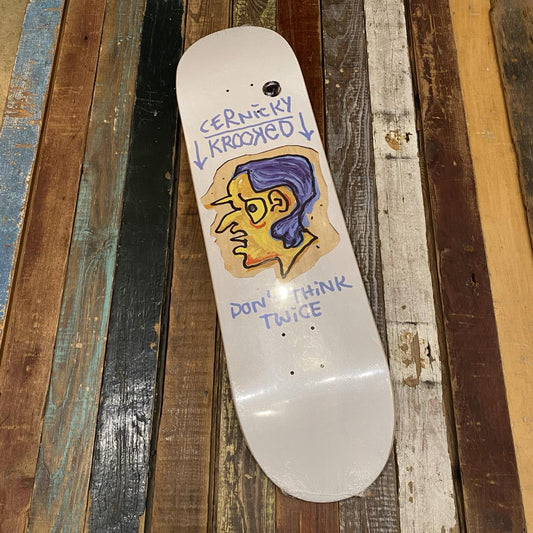 Krooked Cernicky Blu Thinker 8.38" Deck