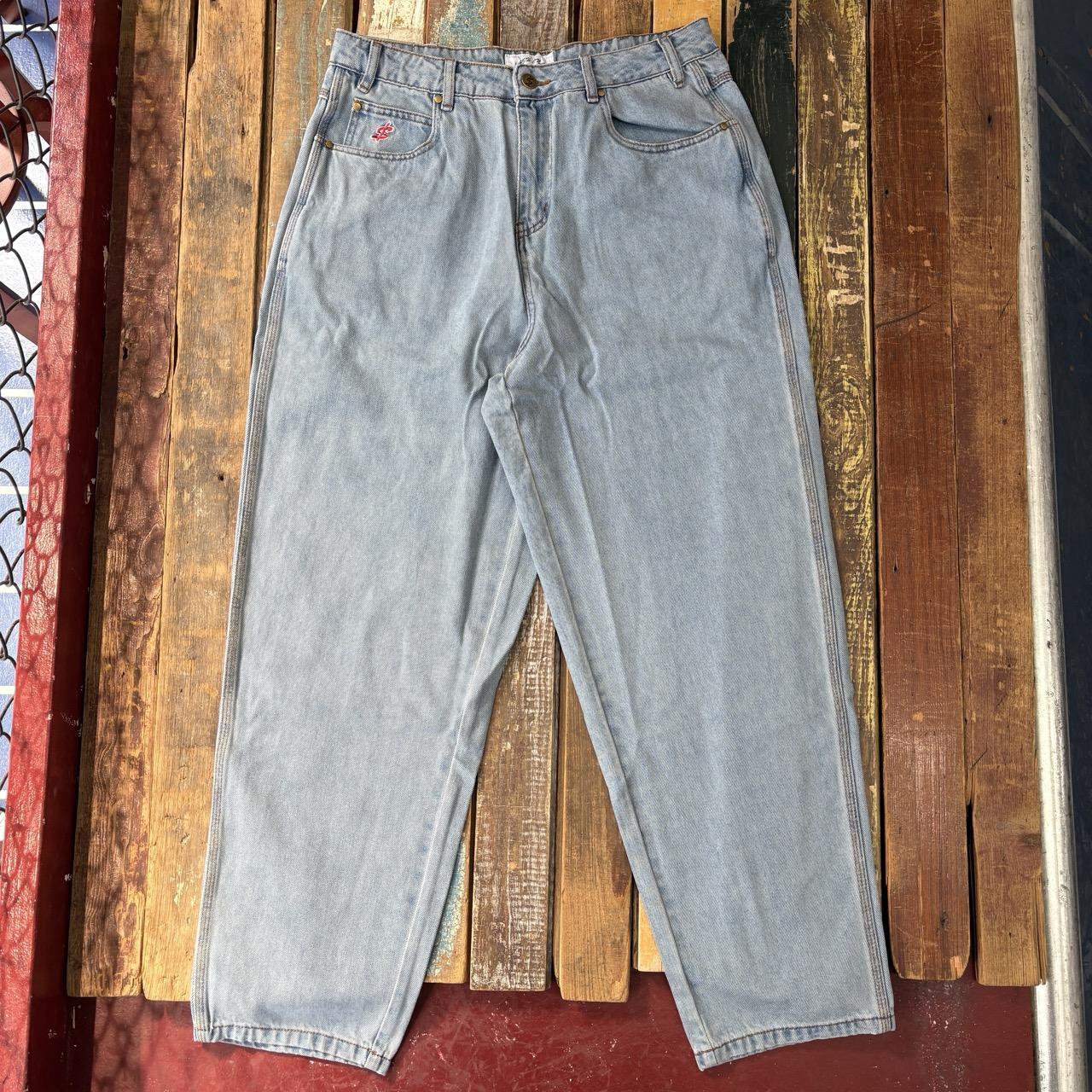 Cash Only Logo Baggy Denim Jeans