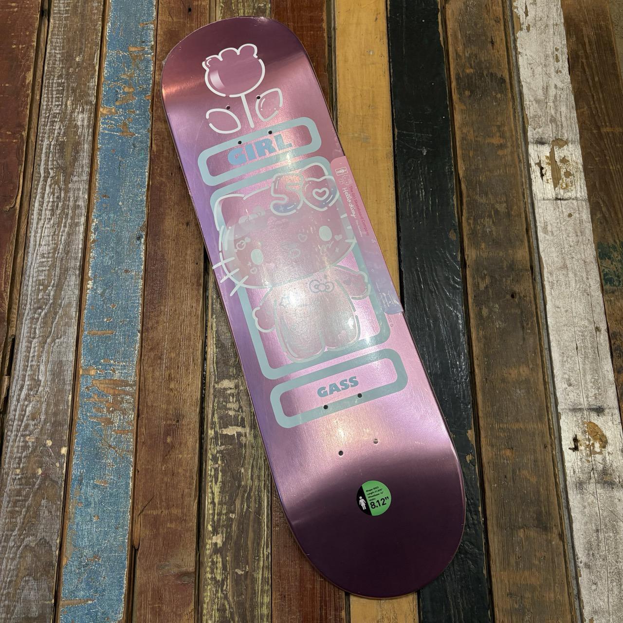 Griffin Gass Girl Skateboards X Hello Kitty 50th Anniversary Deck